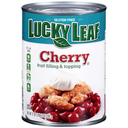 LUCKY LEAF Lucky Leaf Cherry Fruit Pie Filling & Topping 21 oz. Can, PK12 FCPFR2550LKL01
